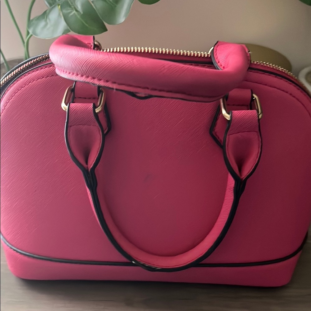 Chic Pink Dome Handbag